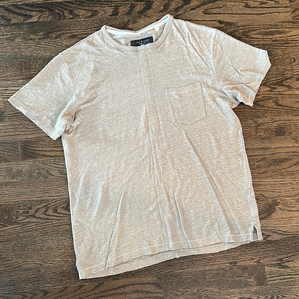 Men’s rag & bone linen tee